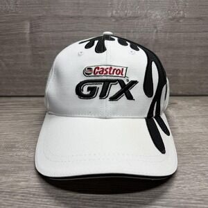 Castrol GTX Hat Cap Strap Back Mens One Size White Sludge Happens FRAM